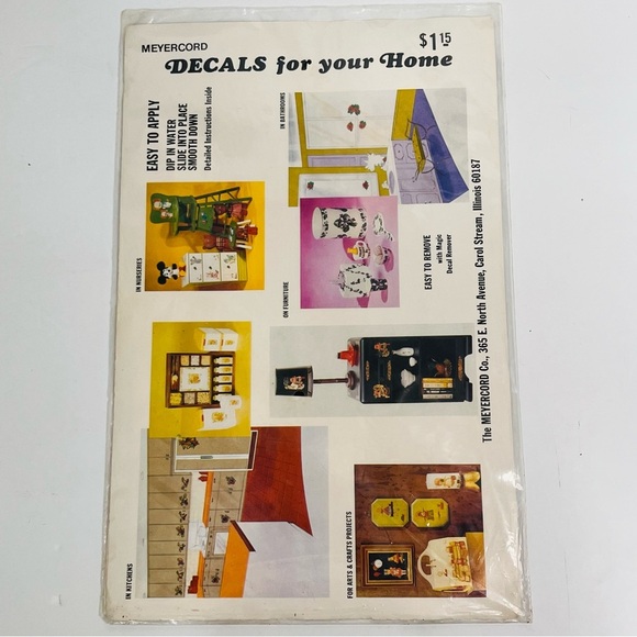 vtg 1970s meyercord decals easter bunny transfer retro 79 crafts - Picture 4 of 5